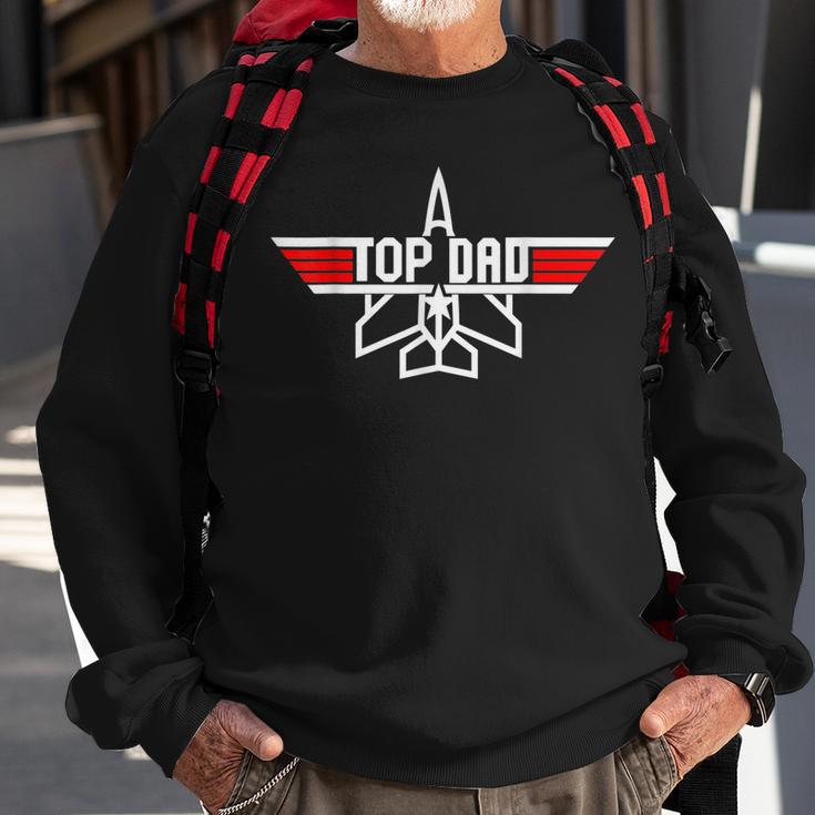 Top Dad Herren Sweatshirt, Originelles Design für Vatertag und Geburtstag Geschenke für alte Männer