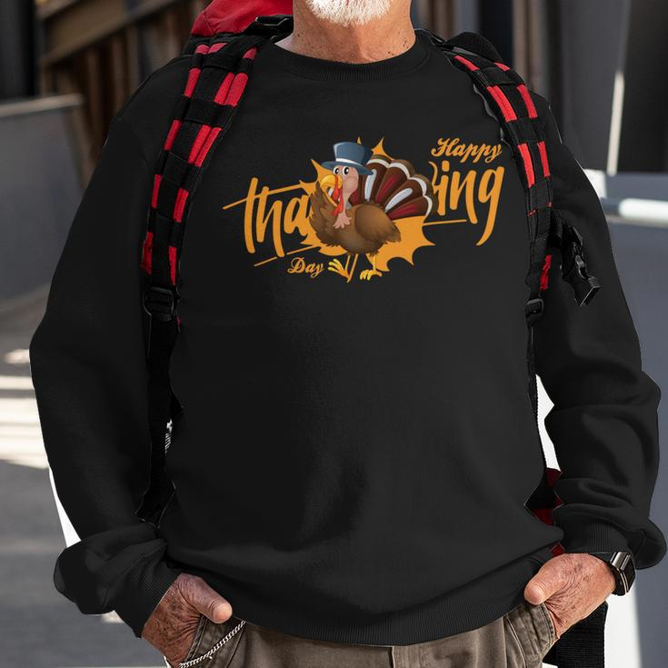 Turkey Thanksgiving Day | Funny Thanksgiving And Turkey Day Sweatshirt Gifts for Old Men