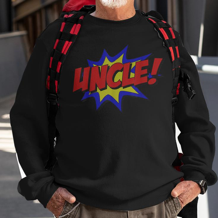 Uncle Comic Book Gift For Mens Sweatshirt Gifts for Old Men
