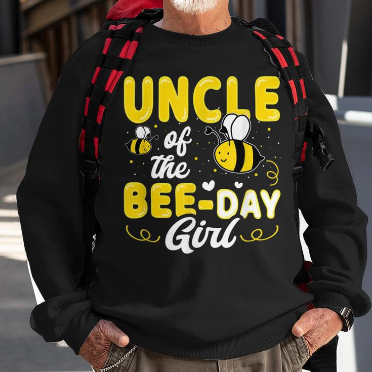 Uncle Of The Bee Day Girl Hive Party Matching Birthday Sweatshirt Gifts for Old Men