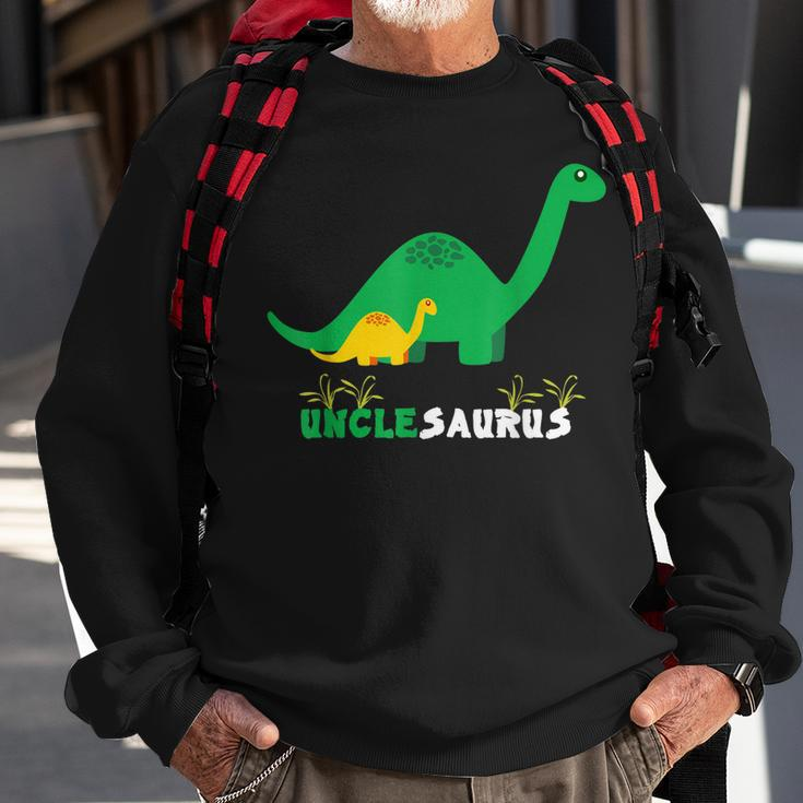 Unclesaurus Cute Uncle Saurus Dinosaur Family Matching Sweatshirt Gifts for Old Men