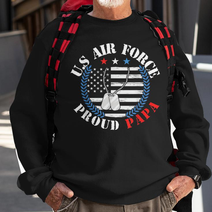 Us Air Force Veteran US Air Force Proud Papa Sweatshirt Gifts for Old Men