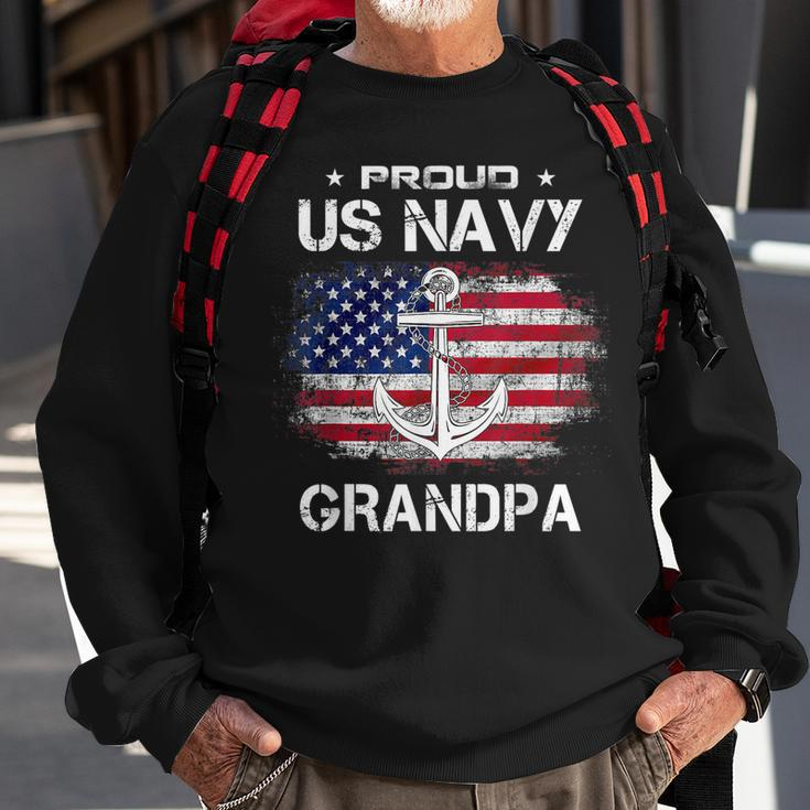 Us Na Vy Proud Grandpa - Proud Us Na Vy Grandpa Veteran Day Sweatshirt Gifts for Old Men