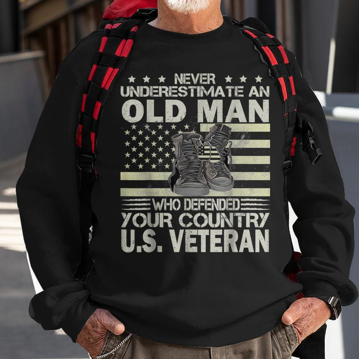 Us Veteran Veterans Day Us Patriot Gift Sweatshirt Gifts for Old Men