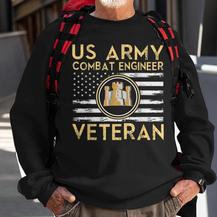 Usa Flag | Army Veteran | Us Army Combat Engineer Veteran Sweatshirt Gifts for Old Men