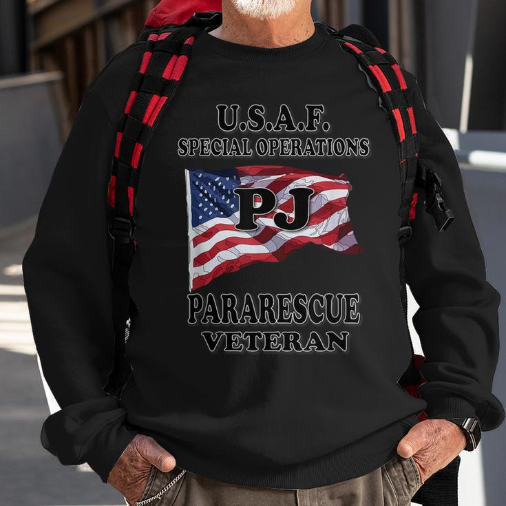 USAF Pararescue Pj Veteran Men Women Sweatshirt Graphic Print Unisex Gifts for Old Men