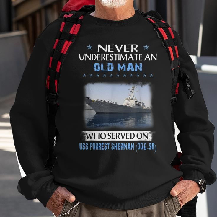 Uss Forrest Sherman Ddg-98 Destroyer Class Father Day Sweatshirt Gifts for Old Men