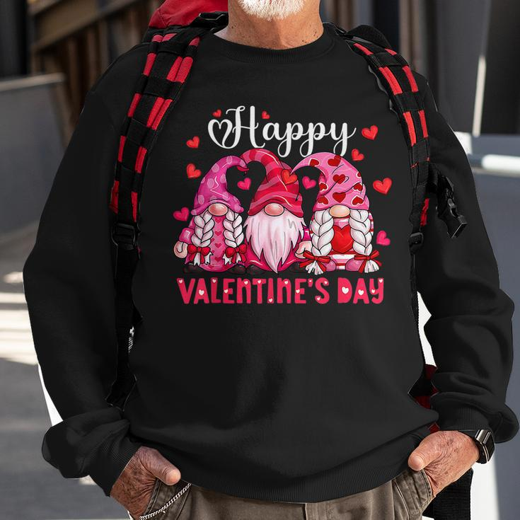 Valentine Gnome Love Valentines Day Gnomes Friends Squad Sweatshirt Gifts for Old Men