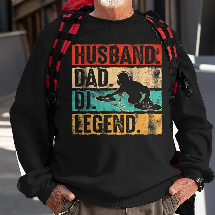 Vatertag Ehemann Papa Dj Legend Dj Disc Jockey Music Sweatshirt Geschenke für alte Männer