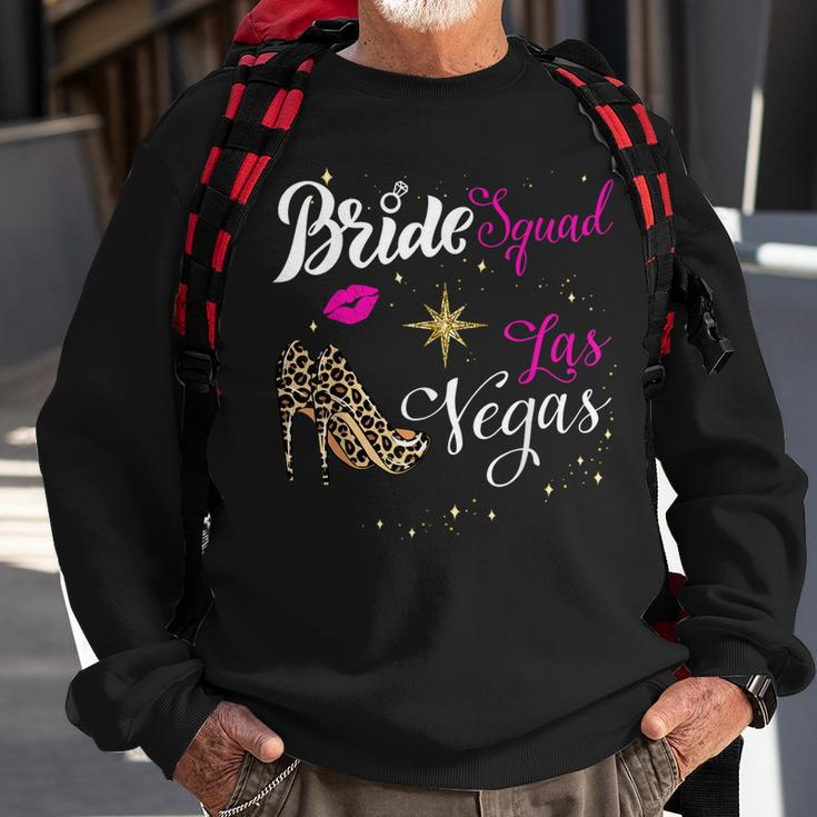 Vegas Bride Squad 2023 Married In Vegas Bachelorette Party Sweatshirt Gifts for Old Men
