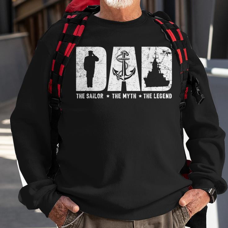 Veteran Dad The Sailor The Myth The Legend Gift For Mens Sweatshirt Gifts for Old Men
