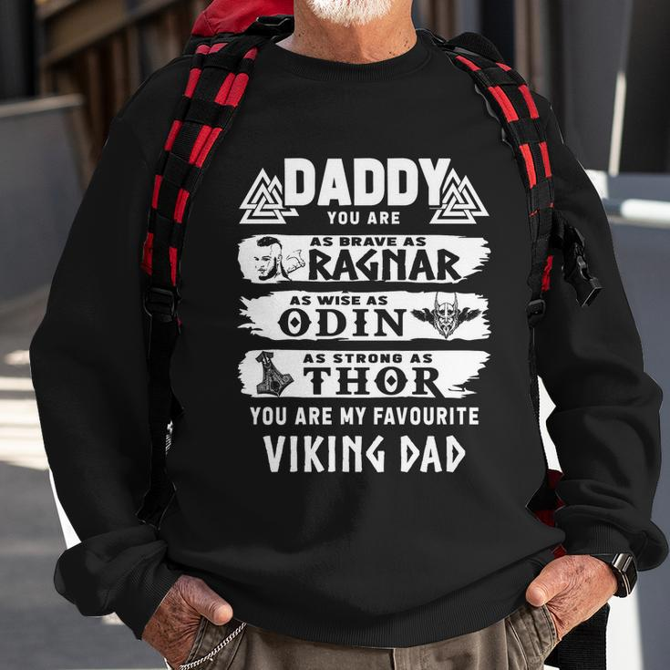 Viking Dad V2 Sweatshirt Gifts for Old Men