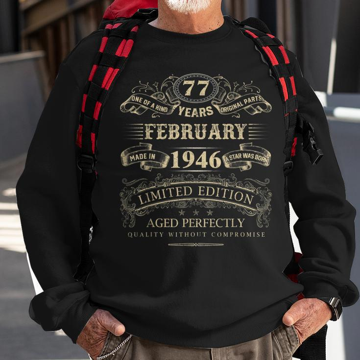 Vintage 1946 Outfit Sweatshirt für 77. Geburtstag, Retro Design Geschenke für alte Männer