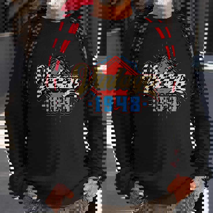 Vintage 1948 - Year Of Birth & Birthday Gift Sweatshirt Gifts for Old Men Vintage 1948 - Year Of Birth & Birthday Gift Sweatshirt Gifts for Old Men