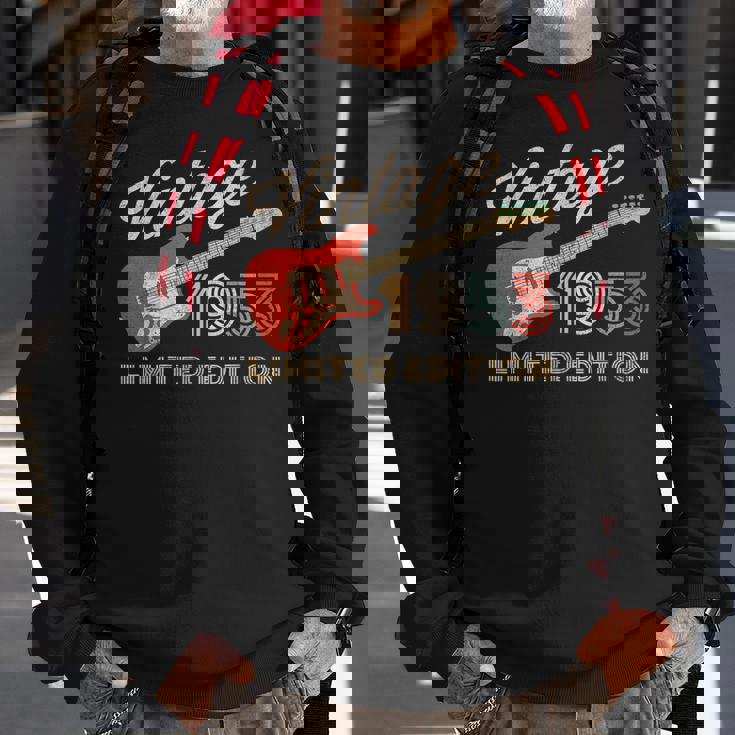 Vintage 1953 Limited Edition Guitar Year Of Birth Birthday Sweatshirt Gifts for Old Men