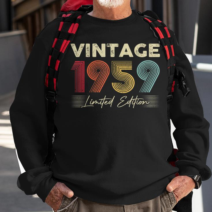 Vintage 1959 Wedding Anniversary Born In 1959 Birthday Party Sweatshirt Gifts for Old Men