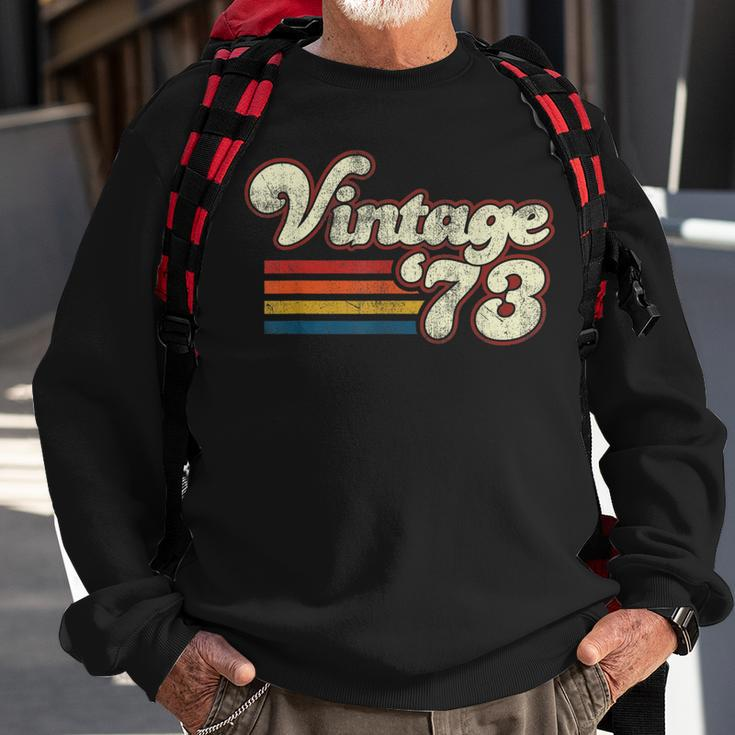 Vintage 1973 Birthday Sweatshirt Gifts for Old Men