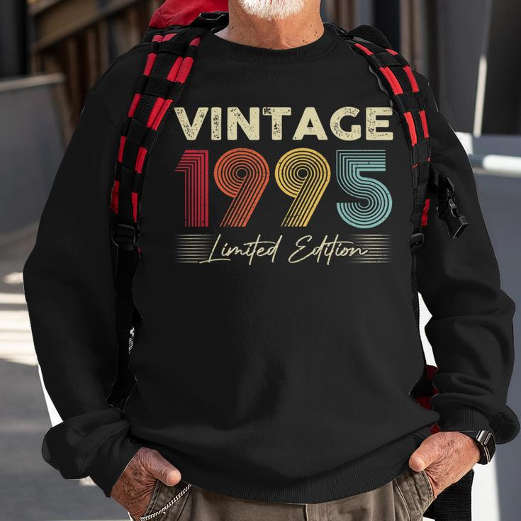 Vintage 1995 Wedding Anniversary Born In 1995 Birthday Party Sweatshirt Gifts for Old Men