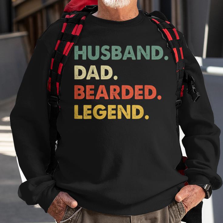 Vintage Beard Husband Dad Bearded Legend Men Sweatshirt Geschenke für alte Männer