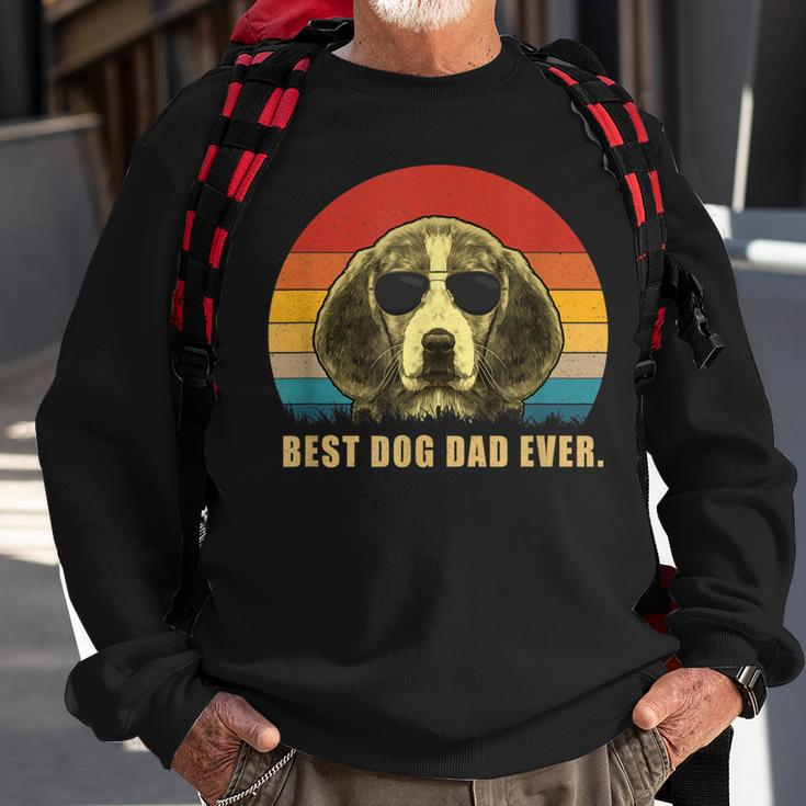 Vintage Best Dog Dad EverBeagle Sweatshirt Gifts for Old Men