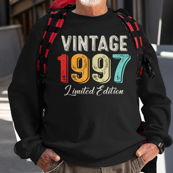 Vintage Born In 1997 Birthday Year Party Wedding Anniversary Sweatshirt Gifts for Old Men