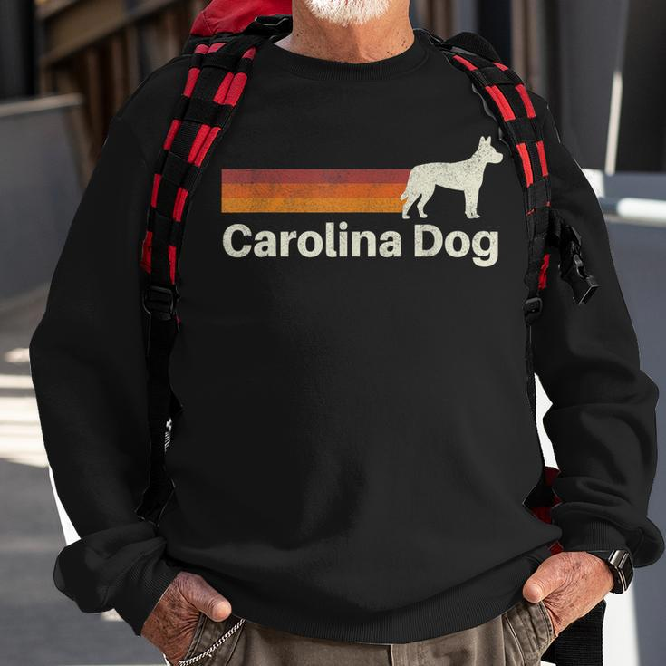 Vintage Carolina Dog Retro Mom Dad Dog Sweatshirt Gifts for Old Men