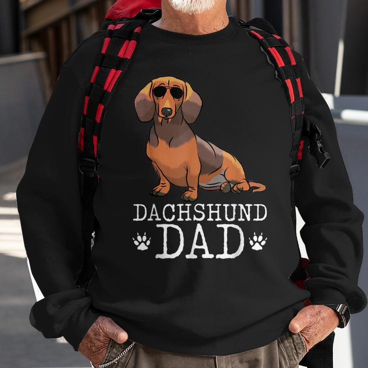 Vintage Dachshund Dad Funny Dog Lover Gift For Papa Father Sweatshirt Gifts for Old Men