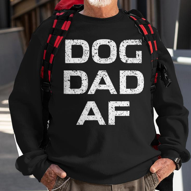 Vintage Dog Dad Af Mans Best Friend Gift For Mens Sweatshirt Gifts for Old Men