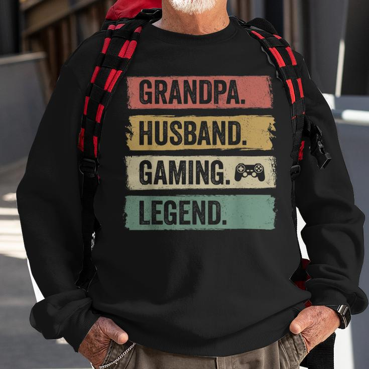 Vintage Ehemann Opa Gaming Legende Gamer Opa Sweatshirt Geschenke für alte Männer