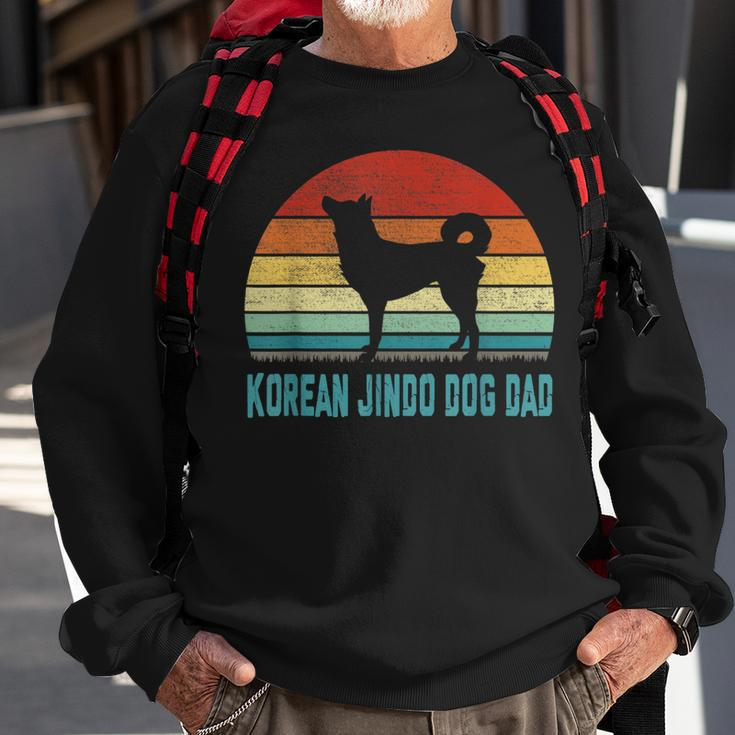Vintage Korean Jindo Dog Dad - Dog Lover Sweatshirt Gifts for Old Men