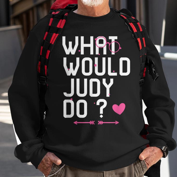 Was Würde Judy Tun Frauen Sweatshirt, Personalisiert Niedlicher Mythos Geschenke für alte Männer