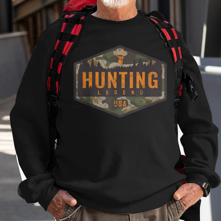 Weißer Schwanz Buck Deer Hunting Legend Herren Neuheit Jagd Sweatshirt Geschenke für alte Männer