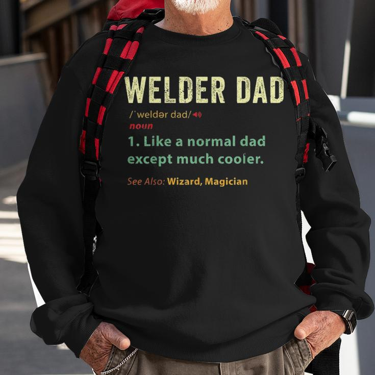 Welder Dad Fathers Day Gift Metalsmith Farrier Blacksmith Sweatshirt Gifts for Old Men