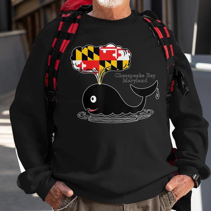 Whale Tales Of Chesapeake Bay Discovering Baltimores Wonders Sweatshirt Gifts for Old Men