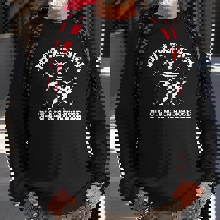 Why Walk When You Can Cartwheel Tumbling Funny Girl Sweatshirt Gifts for Old Men
