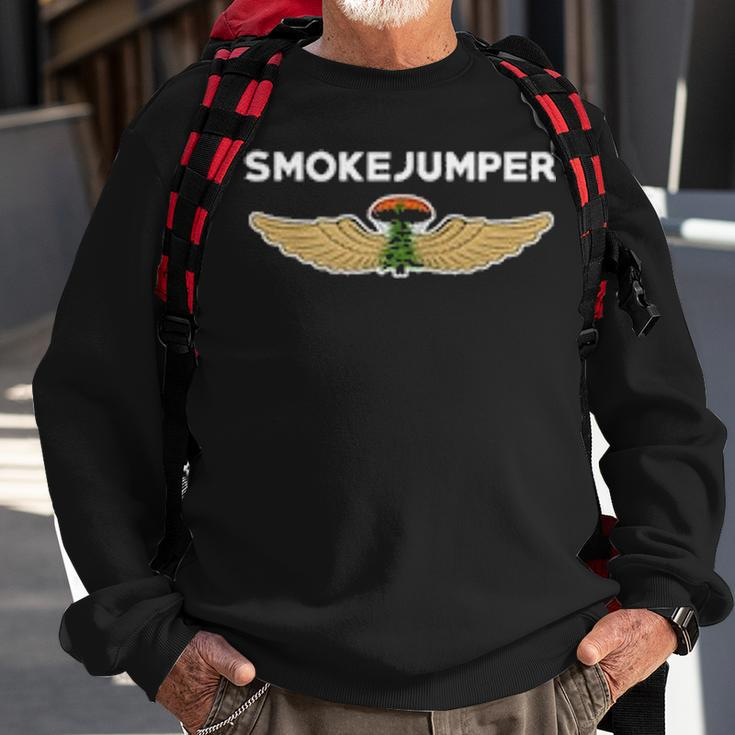 Wildland Smokejumper Fire Rescue Department Fireman Sweatshirt Gifts for Old Men