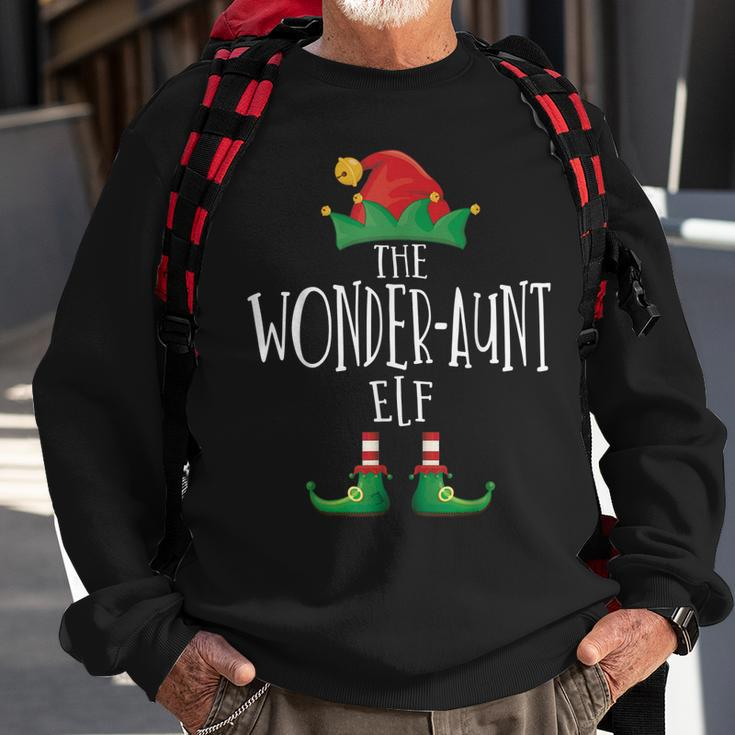 Wonder-Aunt Elf Familie Passender Pyjama Weihnachten Elf Sweatshirt Geschenke für alte Männer