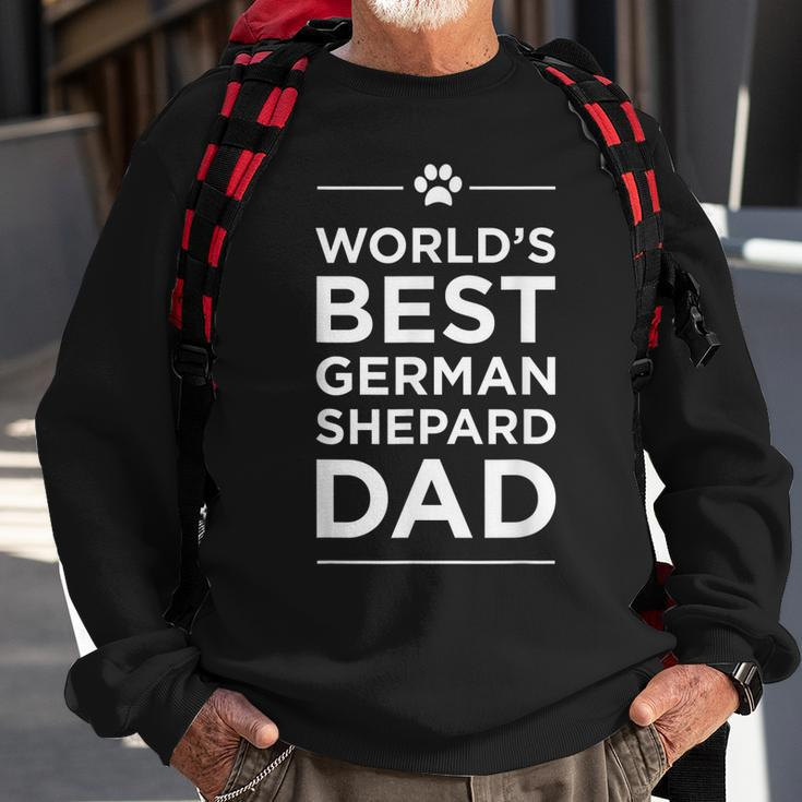 Worlds Best German Shepard Dad Love Pets Animal Family Sweatshirt Gifts for Old Men