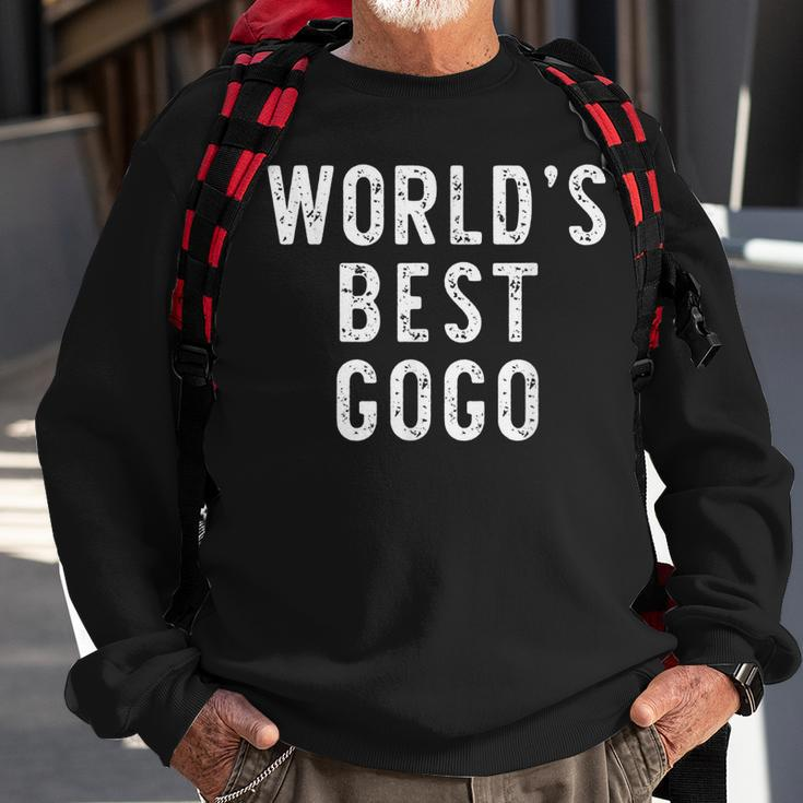 Worlds Best Gogo Funny Family Sweatshirt Gifts for Old Men