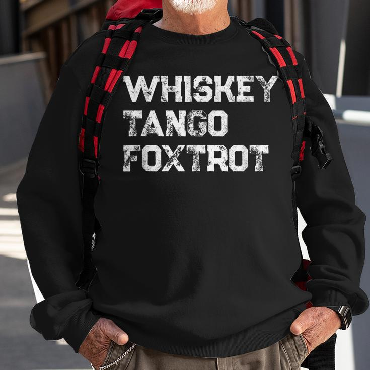 Wtf Funny Military Phonetic Alphabet Sweatshirt Gifts for Old Men