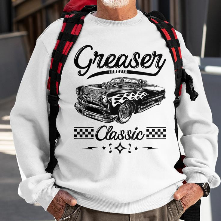 1950S Sock Hop Costume Retro 50S Vintage Rockabilly Greaser Sweatshirt Gifts for Old Men