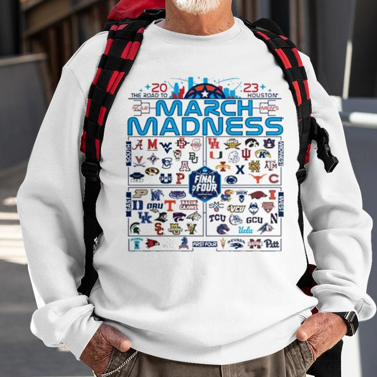 2023 Men’S Basketball March Madness Field Of 68 Group Sweatshirt Gifts for Old Men