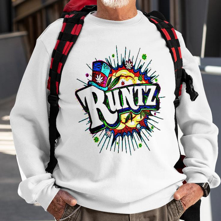 420 Cannabis Culture Runtz Stoner Marijuana Weed Strain Sweatshirt Gifts for Old Men