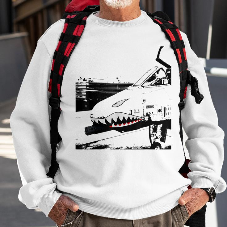 A10 Warthog Usa Fighter Jet Tank Buster A10 Thunderbolt Sweatshirt Gifts for Old Men