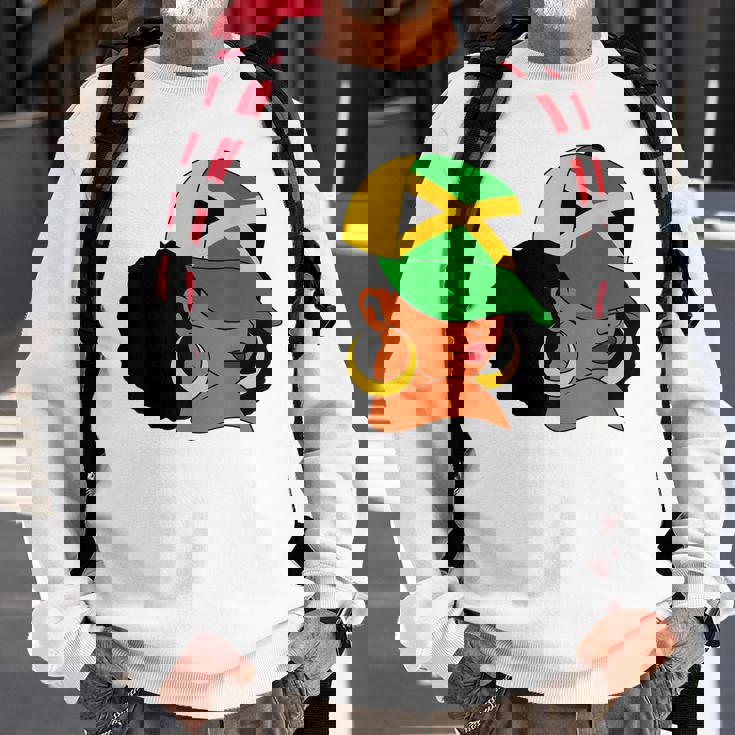 Afro Patriotic Jamaica Flag Jamaica Girls Rock Jamaica Sweatshirt Gifts for Old Men