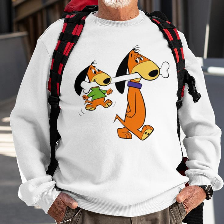 Augie Doggie &Amp Doggie Daddy Sharing A Bone Sweatshirt Gifts for Old Men