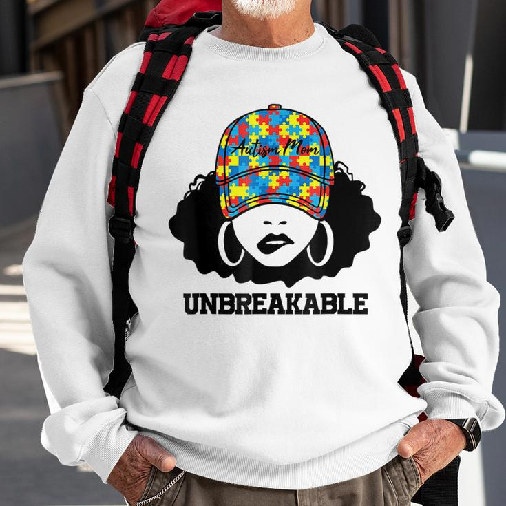 Autism Mom Unbreakable Autism Awareness Mom Mothers Women Sweatshirt Gifts for Old Men