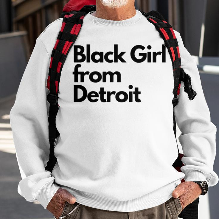 Black Girl From Detroit Sweatshirt Gifts for Old Men