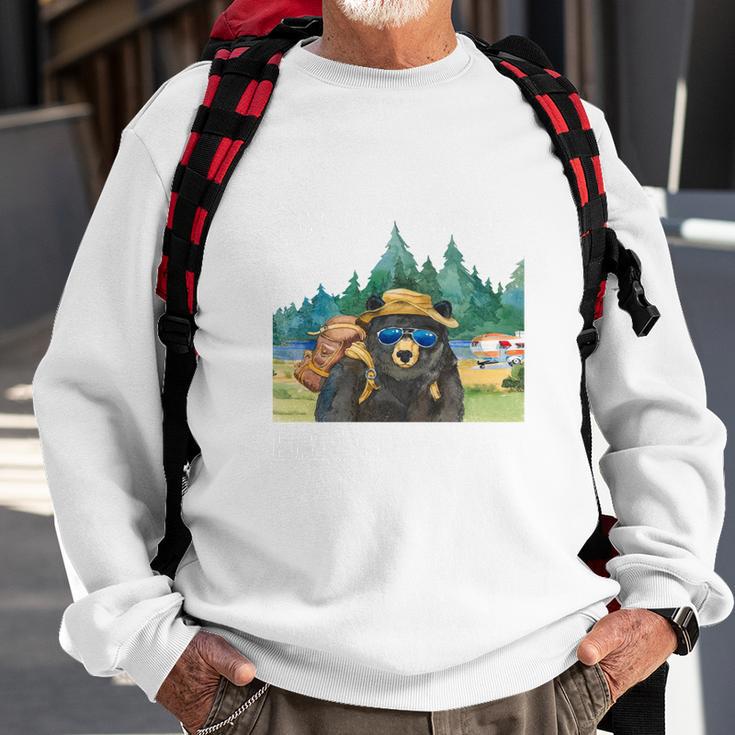 Camping Makes Me Happy Humans Make My Head Hurt V2 Sweatshirt Geschenke für alte Männer