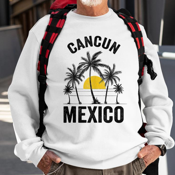 Cancun Beach SouvenirMexico 2023 Vacation Family Sweatshirt Gifts for Old Men